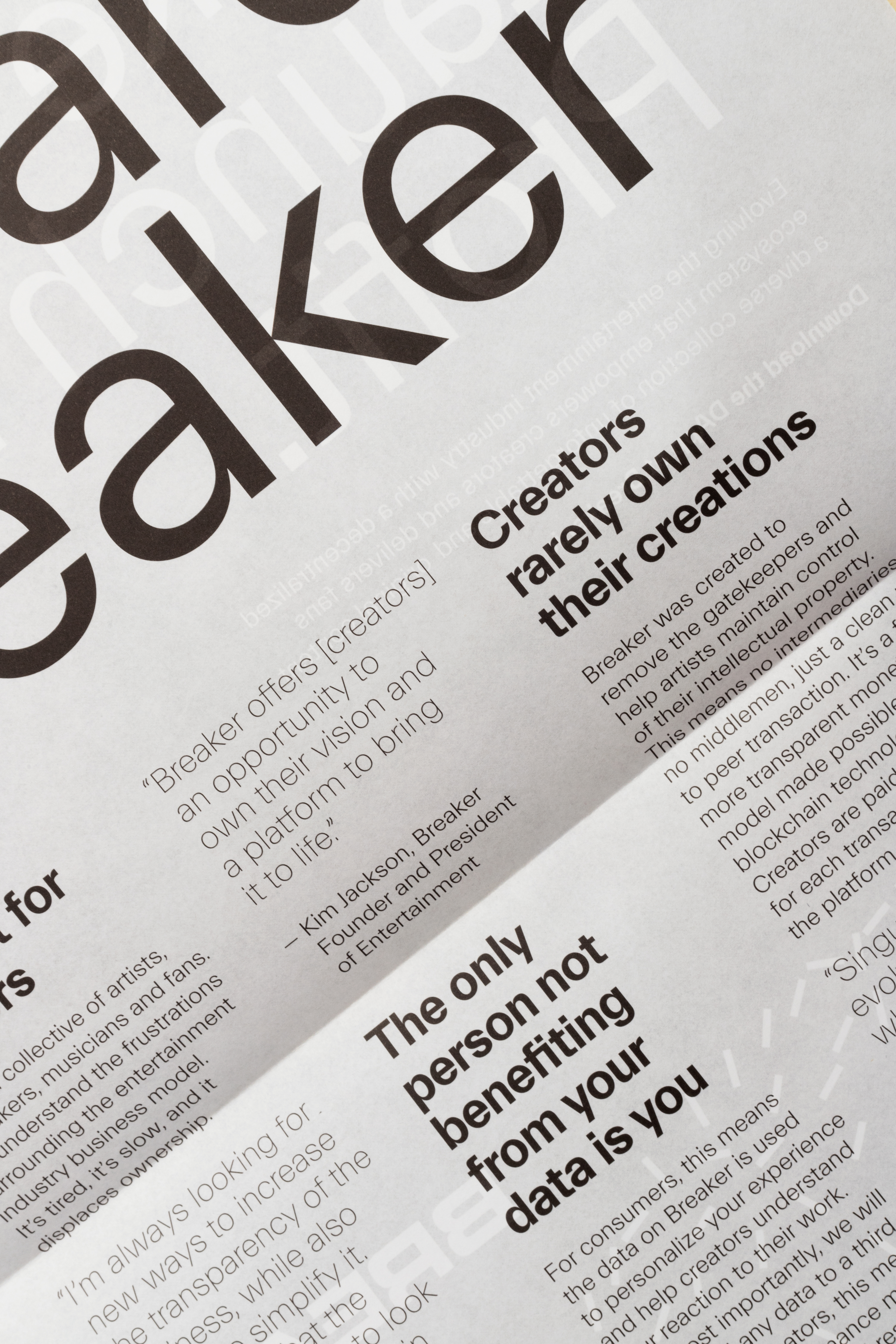 Breaker Newsprint Detail 01