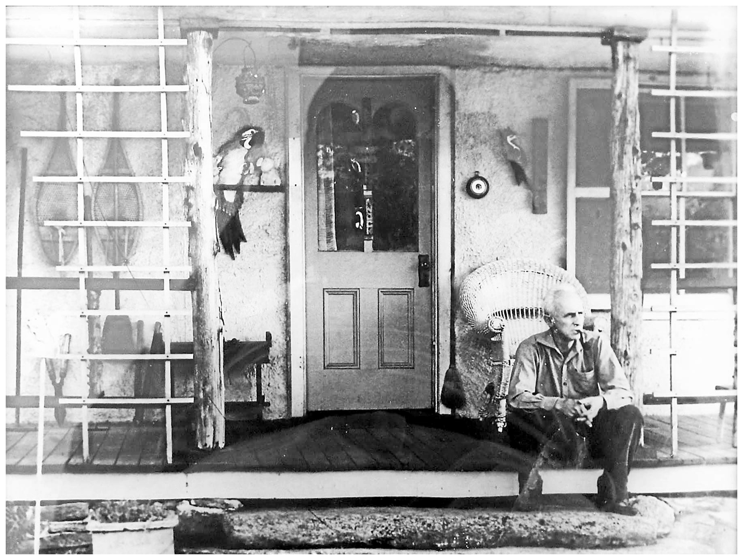 5dc24c2eec127308cd68b376 Rex Brasher Sitting On Porch