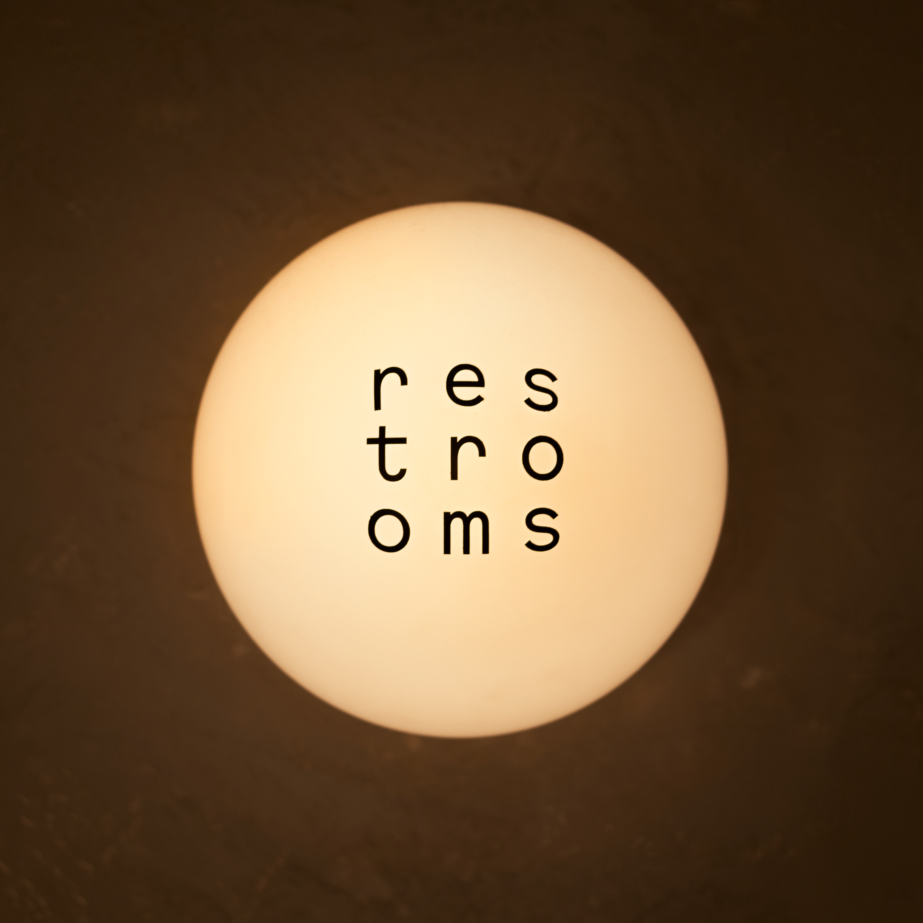 Reception Bathroom Bulb