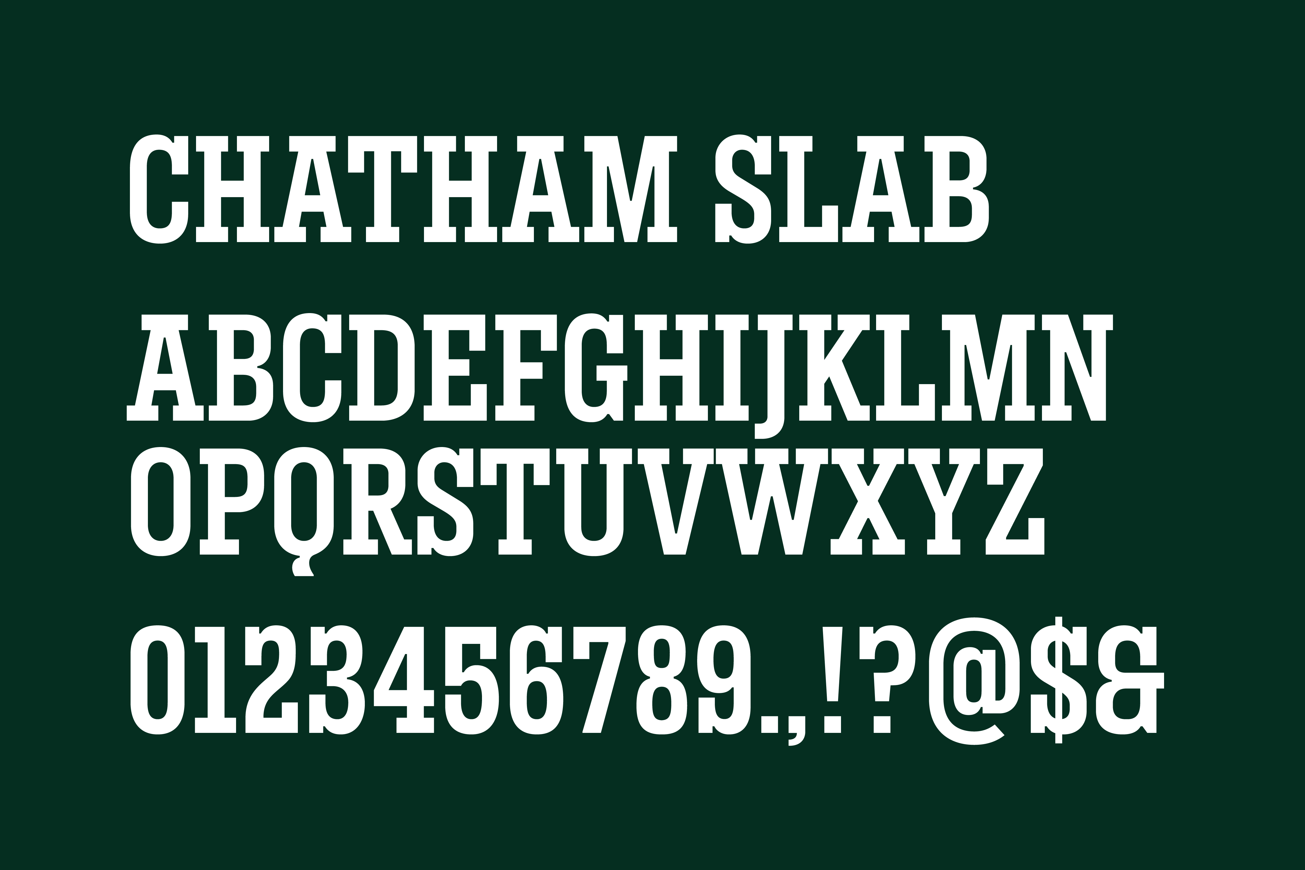 Chatham Typeface 01