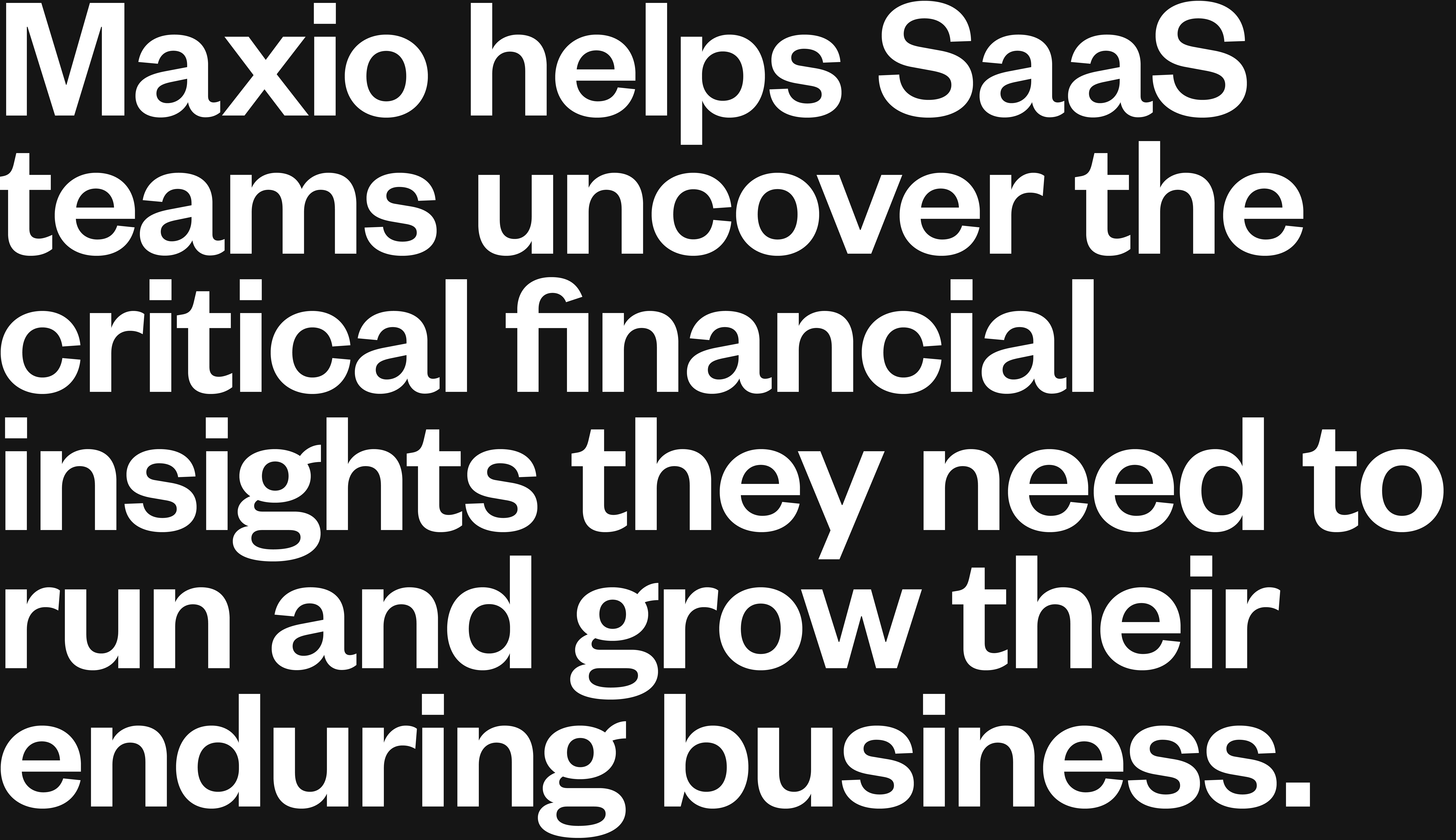 Maxio Introduction 07