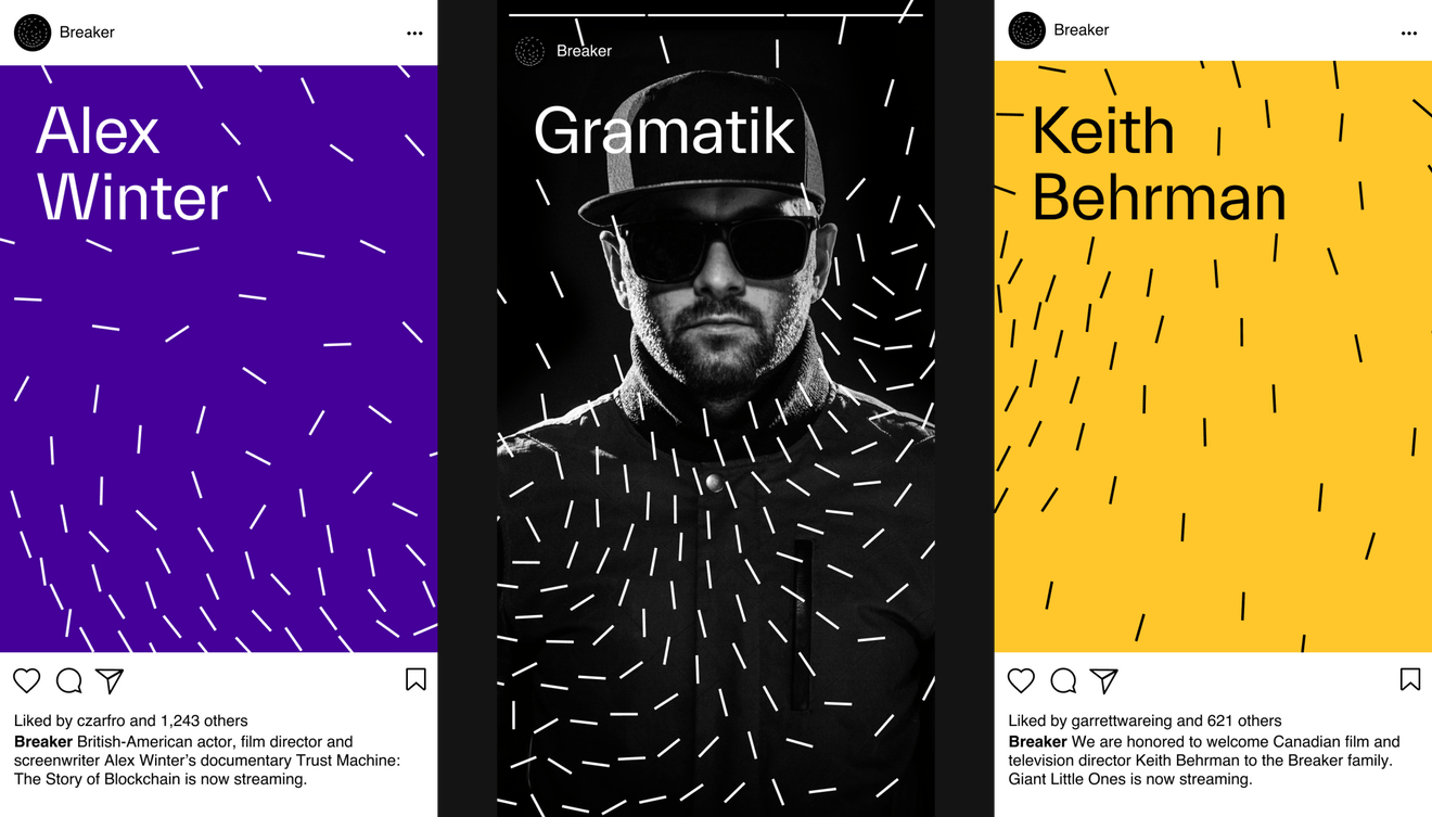 Breaker Instagram Screens